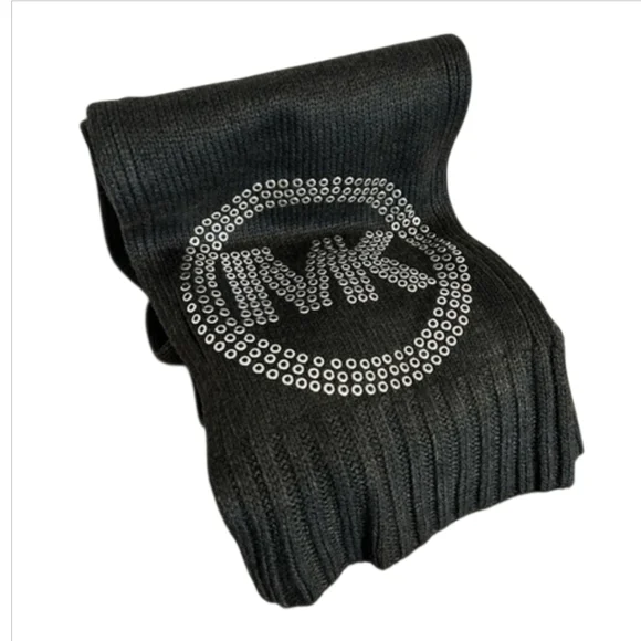 MICHAEL Michael Kors Charcoal Knit Scarf - Picture 4 of 6